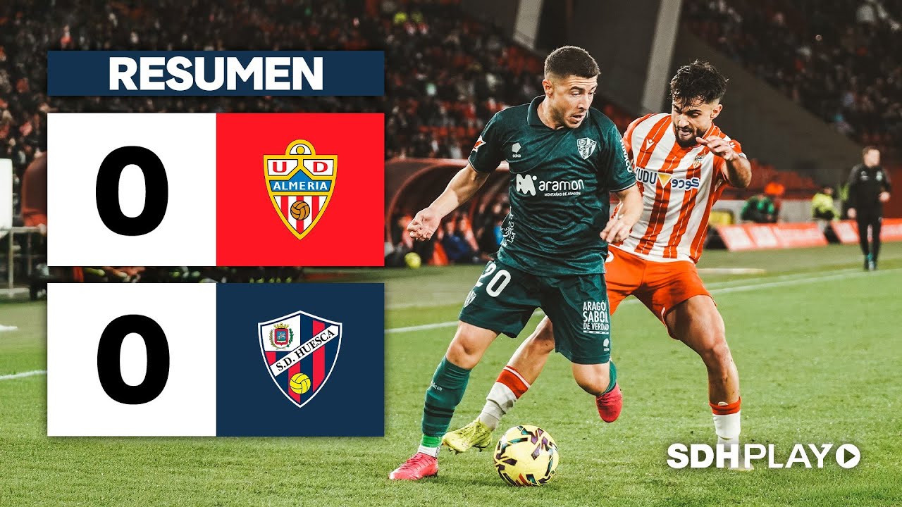 Resumen: UD Almería 0-0 SD Huesca | 29 de noviembre | Jornada 16
