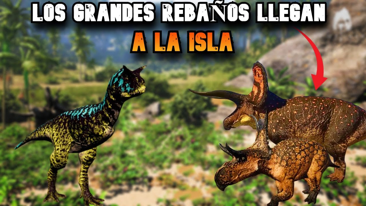 COLMILLO - PARTE #5 // 😨GRANDES ENFRENTAMIENTOS EN LA ISLA DE TRICERATOPS Y DIABLOCERATOPS 🔥
