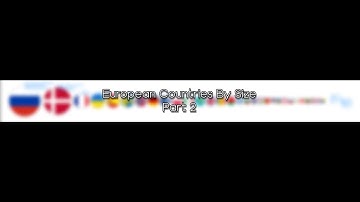 European Countries By Size - Part 2 (FINALE) | Algodoo