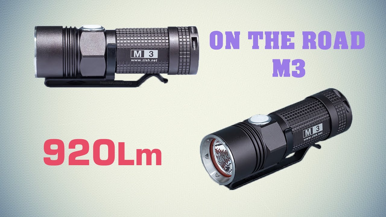 ON THE ROAD M3 920Lm (vs Olight S1, Nitecore EC11), не дорогой EDC