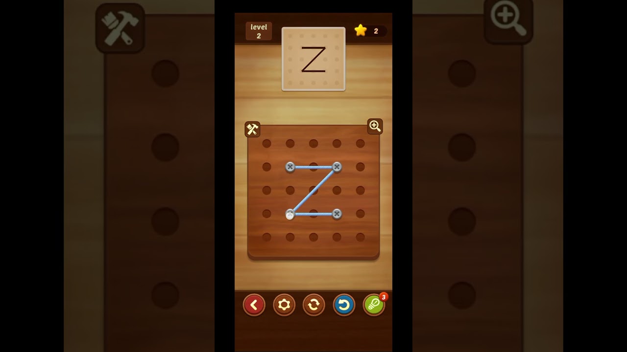 Line Puzzle String Art Game - Level 2 Masterpiece!
