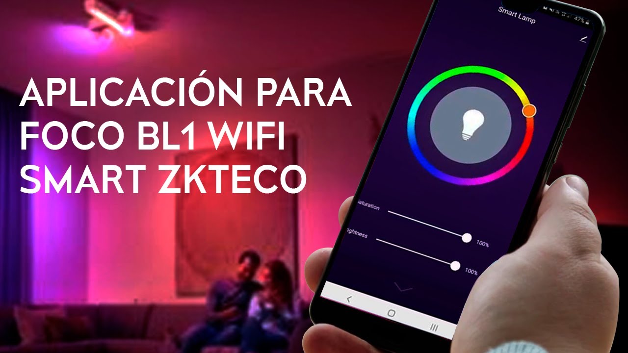 Como instalar y configurar foco inteligente Smart ZKTeco, cambiar