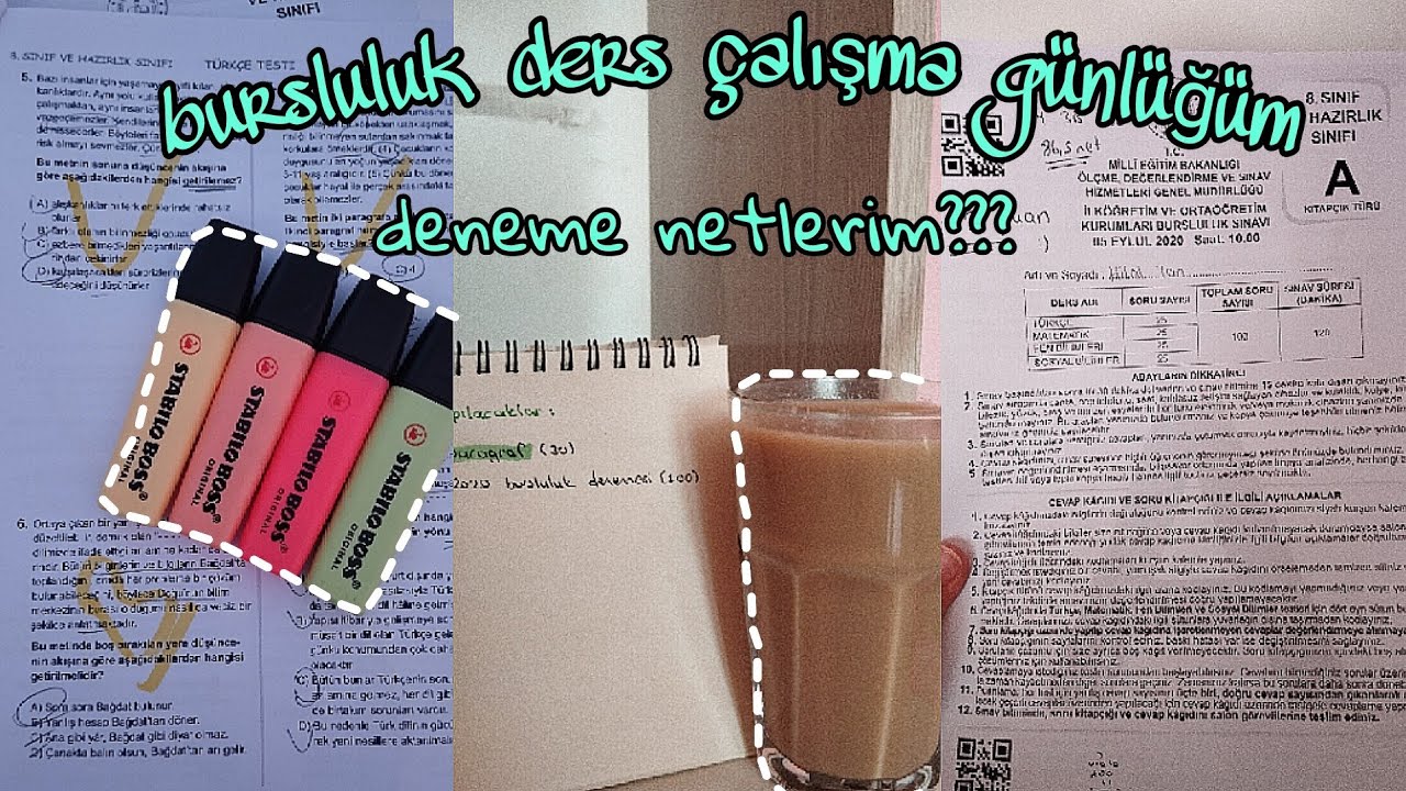 Ders çalışma günlükleri#5(2020 denemsi çözelim)netlerim???
