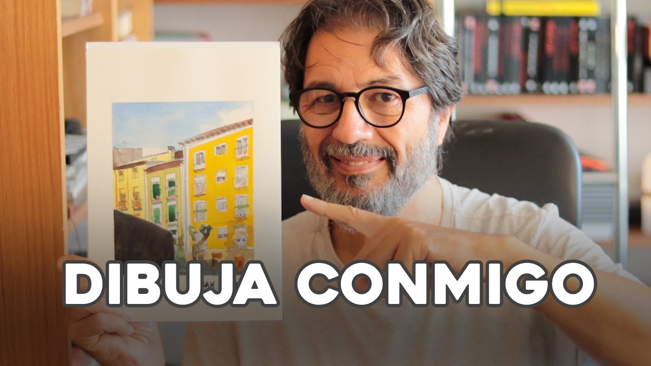 DIBUJA CONMIGO y luego te corrijo | Acuarela | JuanLinares