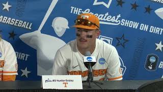 Tony Vitello reacts to Vols' win over Evansville in NCAA Tournament | Tennessee Baseball