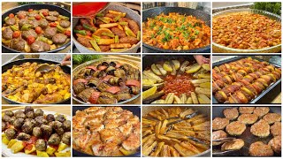 18 Çeşi̇t Ana Yemek Tari̇fi̇etli̇ - Tavuklu Akşam Yemeği̇ Tari̇fleri̇misafir Yemekleri