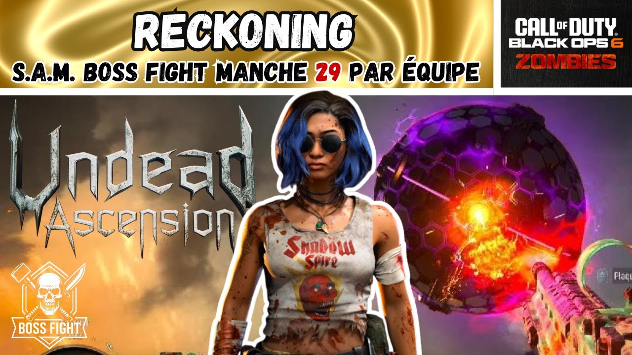 [BO6] RECKONING : S.A.M. Boss Fight (manche 29) | Call of Duty 🪩 - YouTube
