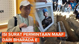 Sepucuk Surat Permintaan Maaf dari Bharada E