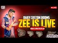 pubg mobile live custom rooms #Zee is Live #pubgmobile#gaming #famousmunda #roadto10k