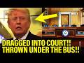 Trump THROWN UNDER BUS as TOP Supporter DRAGS HIM IN COURT!!