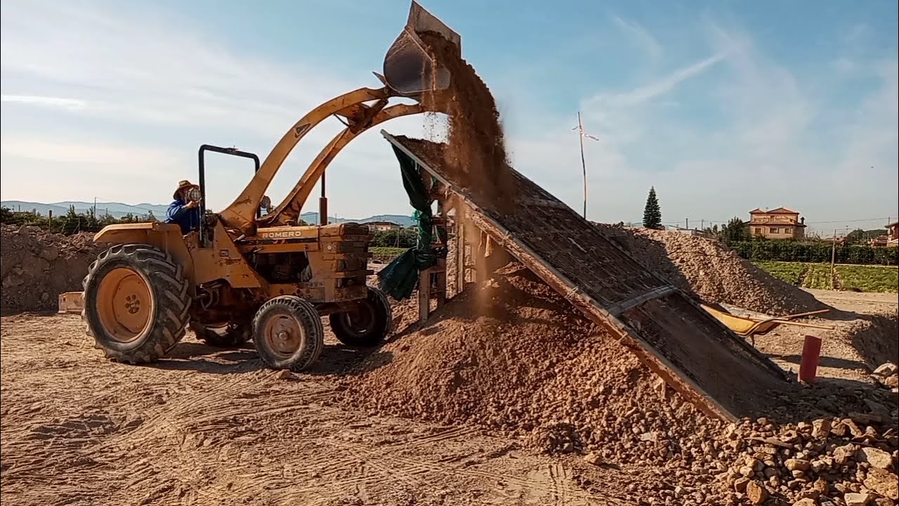 Criba de gravedad para materiales petreos 