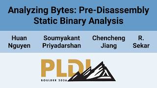[PLDI'26] Analyzing Bytes: Pre-Disassembly Static Binary Analysis