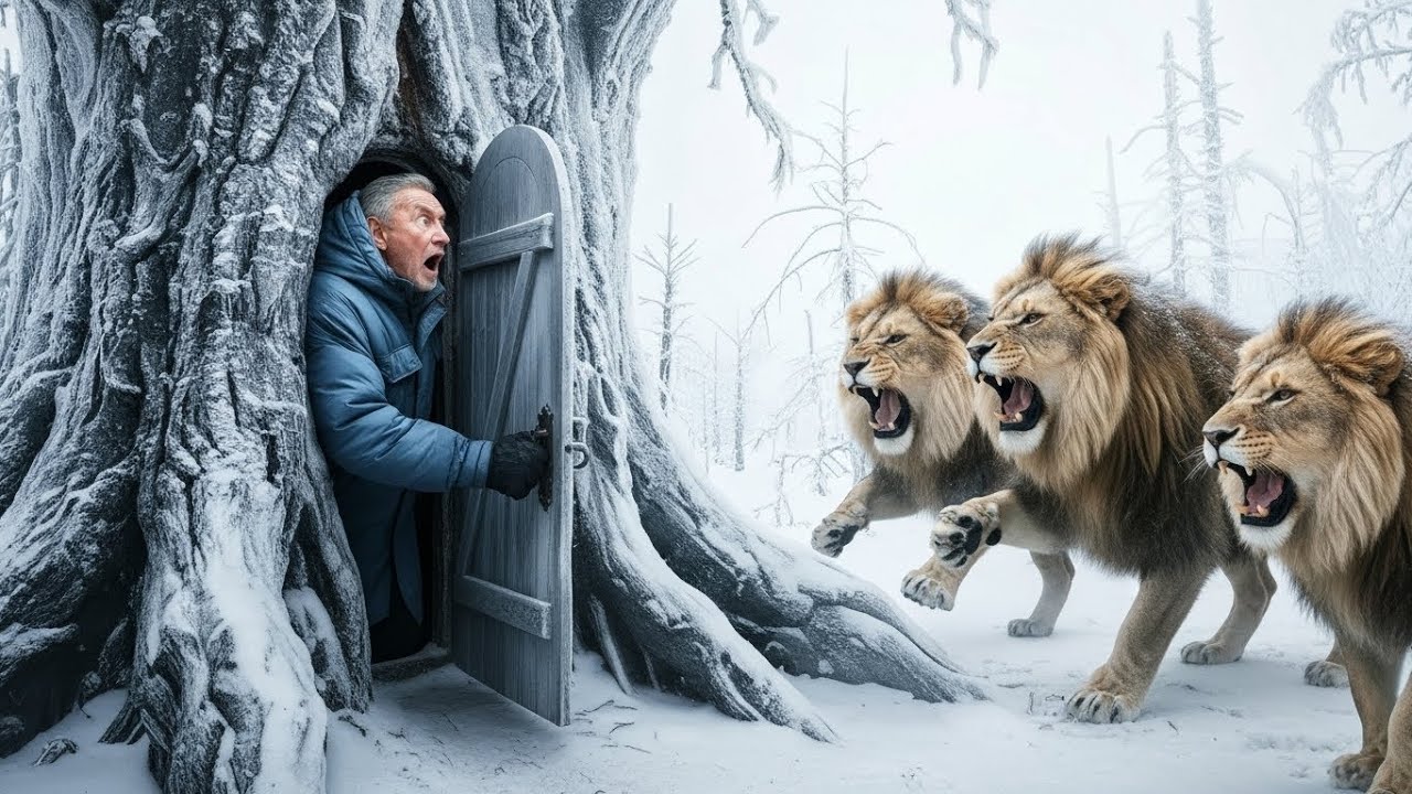 Surviving at –73°C | How an 80-Year-Old Man Faces Ferocious Lions in Frozen City