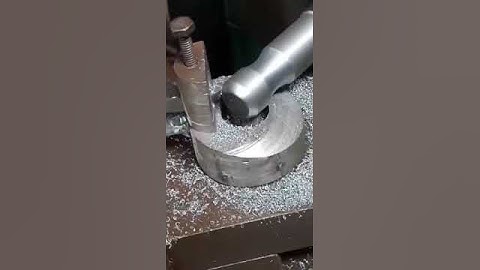 Convex / ball turning operation on lathe using special arrangement(1)