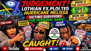 COME! SCAMMER DONNA & LOTHIAN EX.PLOI.TED HURRICANE MELISSA VICTIMS SURVIVORS FOR PERSONAL GAIN$!