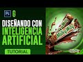 Photoshop Tutorial | Diseño Publicitario CON INTELIGENCIA ARTIFICIAL | Advertising Design using AI