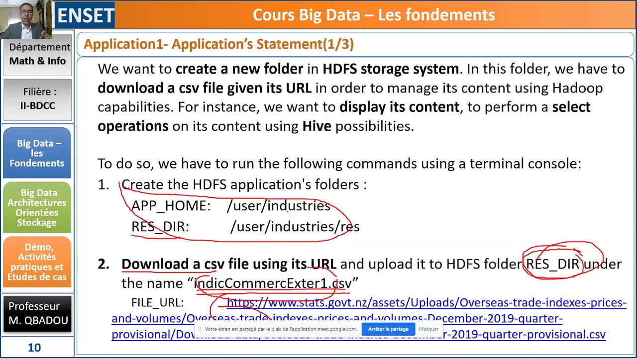 Cours Big Data - TP Hadoop - Commandes HDFS - Part4 - YouTube