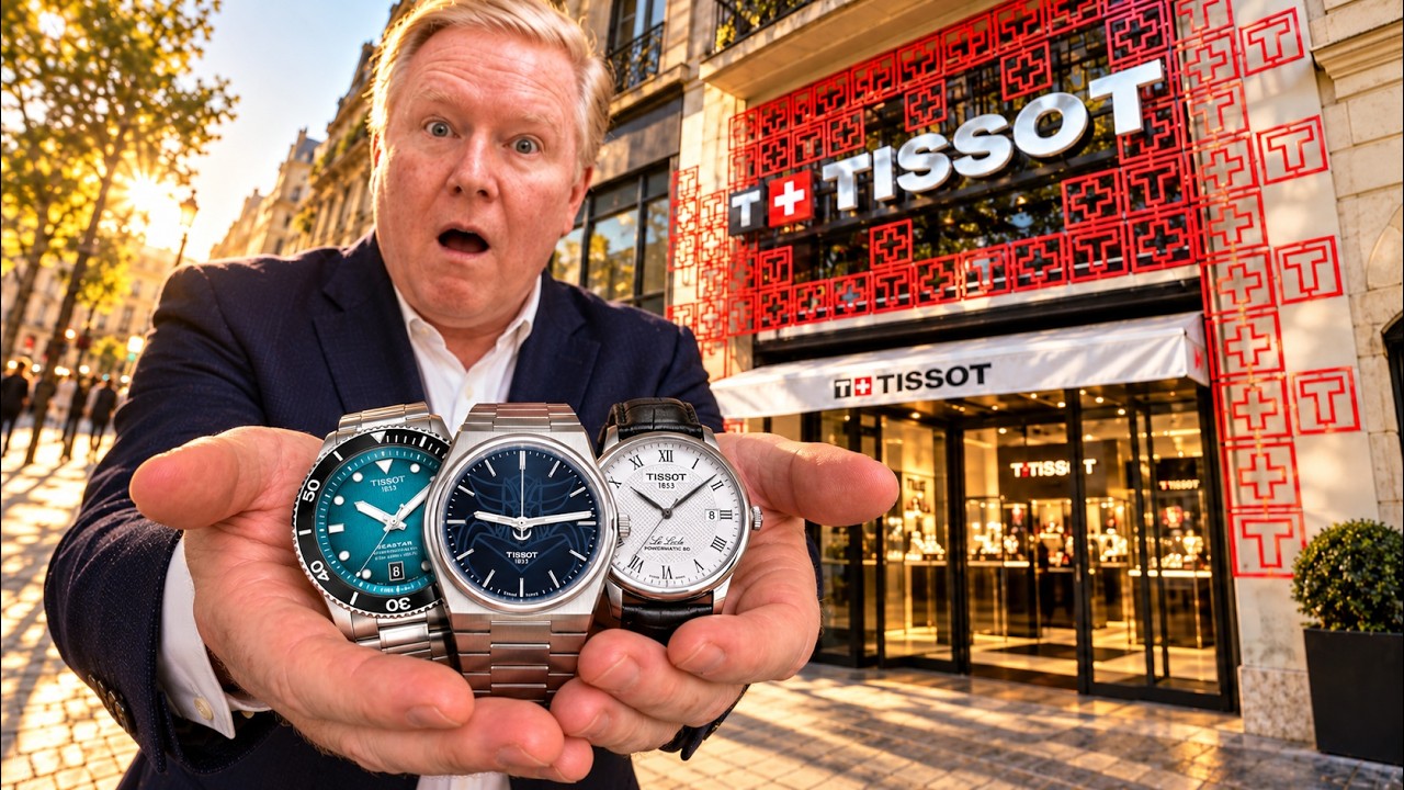 Moins de 1000 euros : mes 3 montres Tissot préférées dispo en boutique !