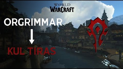 How to get to Kul Tiras as a fresh horde character! (No Quests needed!) World of Warcraft War Within