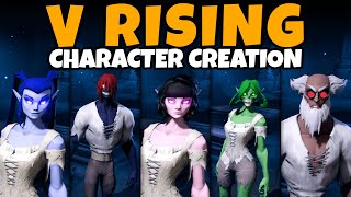 V Rising (1.0) Character Creation (Male & Female, Faces, Hair Styles, Features, More!)