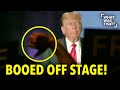 Crowd instantly turns against trump leaves him stunned