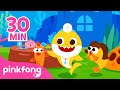 Cinco Peixinhos Pulando na Alga e mais músicas infantis |+Compilação| Pinkfong Canções para crianças