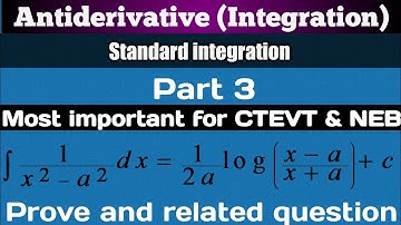 Standard Integration part 3 || most important for CTEVT & NEB