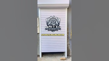 Automatic Rolling Shutter in Action – Smooth & Secure! Must-Watch! 🔥
