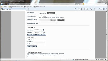 Adding Events to the Offical Drexel University Calendar - Event Information (part 2)