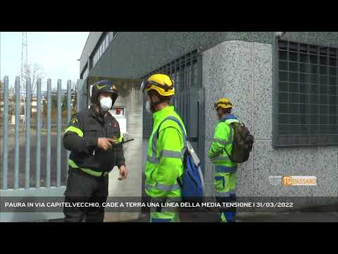 PAURA IN VIA CAPITELVECCHIO, CADE A TERRA UNA LINEA DELLA MEDIA TENSIONE | 31/03/2022