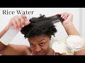Rice Water on 4C hair | South African Youtuber