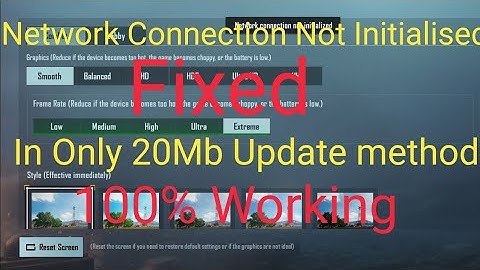 Network Connection Not Initialised || Fixed || Method 2