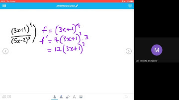 AH Differentiation 4 Quotient Rule