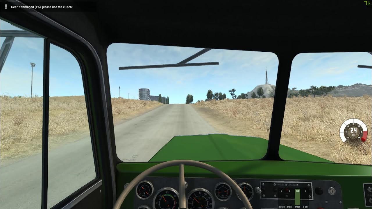Beamng Drivefloating gears/no clutch shifting semi truck YouTube