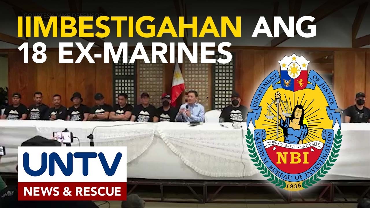 NBI, inatasan ng Ombudsman para imbestigahan ang 18 ex-marines