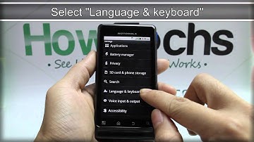How to Change the Language on Motorola MILESTONE 2