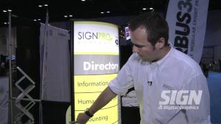 Backlit, Collapsible Tower And Backlit Displays