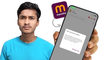 User Verification Failed - problem in meesho app *SOLUTION*