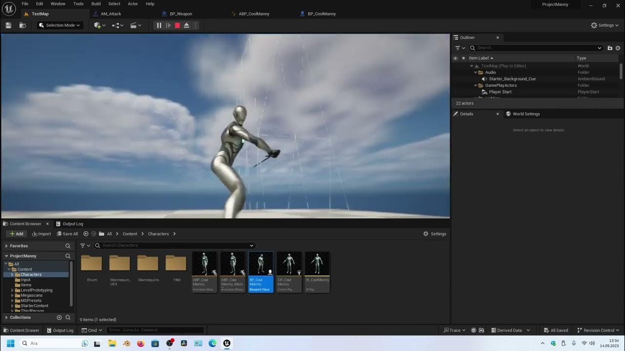 Unreal Engine 5 Blueprint karakter hazırlama-12 [Turkish] - YouTube