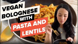 Authentic High-Protein Vegan Bolognese