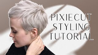 Messy Pixie Cut Hairstyle Tutorial Messy Pixie Cut Hairstyle Tutorial