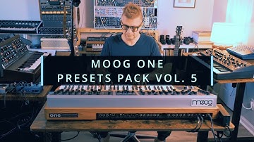50 New MOOG ONE Presets - Custom Sound Pack V by Caught In Joy