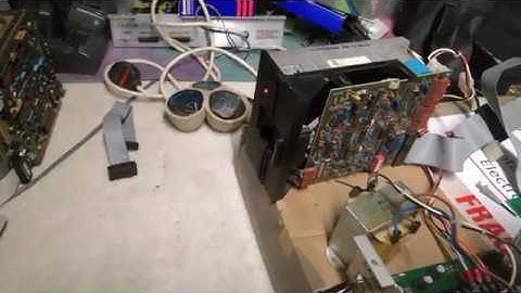 Intertec Superbrain repair - replaced inverter, can now access and boot from floppy
