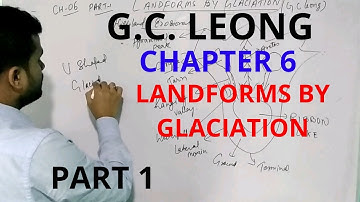 Gc leong chapter 6 ! Landforms by glaciation
