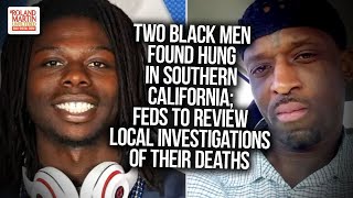 Two black men were found hanging from trees within weeks. in palmdale,
california 24-year-old robert fuller was a tree outside city ha...