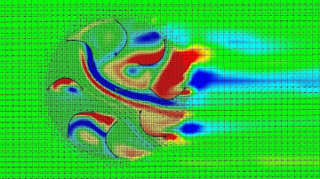 SolidWorks Flow Simulation - Simple Vertical Axis Wind Turbine Analysis