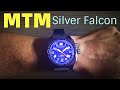 Mtm special ops silver falcon tactical watch  backlight flashlight