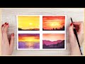 Tips for Watercolor Painting Beginners | Painting Ideas, How to Paint & Practice More in Less Time