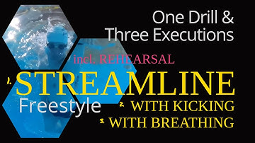 A Swimming Drill For A Better Streamline Position In Freestyle - In Three Executions