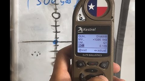 Truing 22LR Elevation Data on a Kestrel